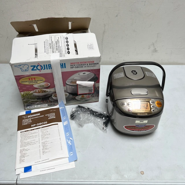 Zojirushi - 3 Cup Induction Heating Rice Cooker - NP-GBC05XT Zojirushi - 3 Cup Induction Heating Rice Cooker - NP-GBC05XT