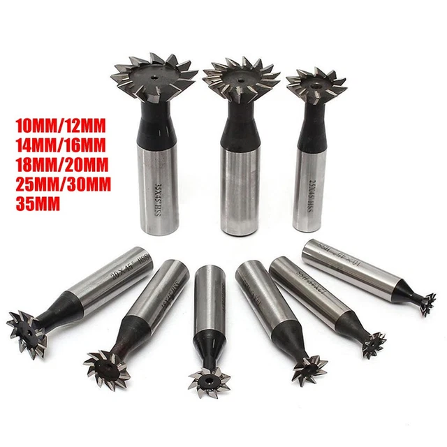 Durable Hot New Milling Cutter HSS Replacement Set Silver Tool Accessory
