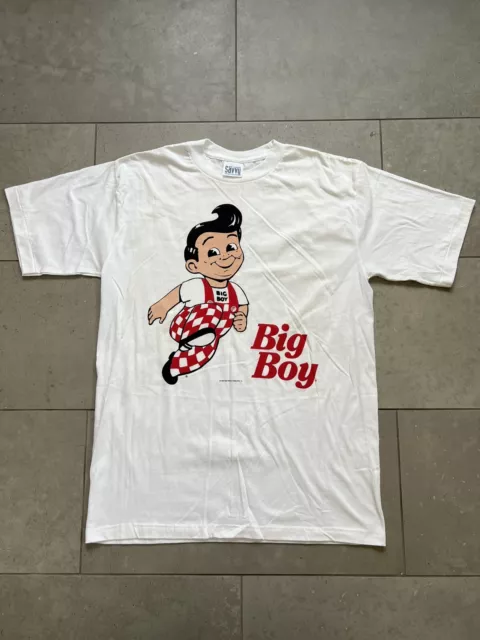 Vintage 1996 Big Boy Bobs Pantry Restaurant Promo Single Stitch Shirt Sz L RARE