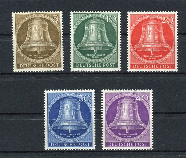 Berlin 101 - 105 Freiheitsglocke Klöppel Mitte Satz postfrisch (8760)