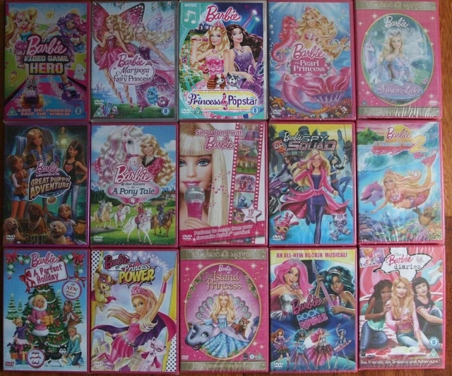 BARBIE complete MEGA collection 15 DVDS job lot bundle NEW & SEALED BARGAIN!!