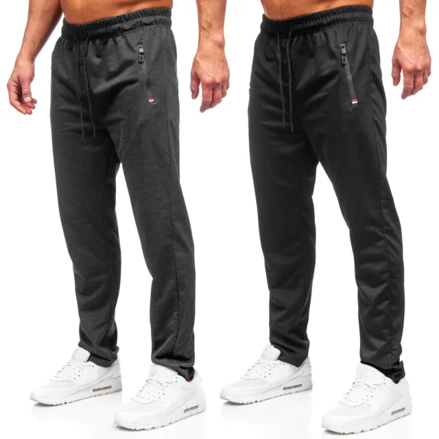 Trainingshose Hose Sporthose Jogger Motiv Unifarben Slim Fit Herren BOLF Classic