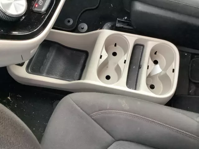 Used Front Lower Center Console fits  2017 Chrysler Pacifica floor w o retractab