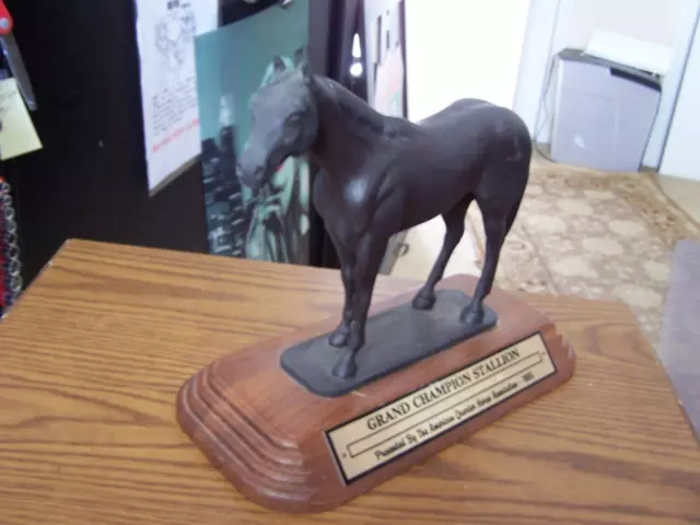 1985 Grand Champion Stallion Trophy American Quarter Horse association 3