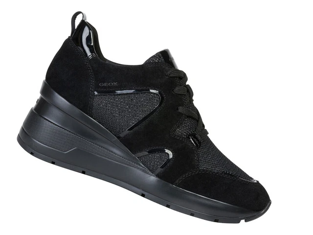 SCARPE SNEAKERS DONNA Geox Inverno D948La 022Dv C9999 Zosma Black