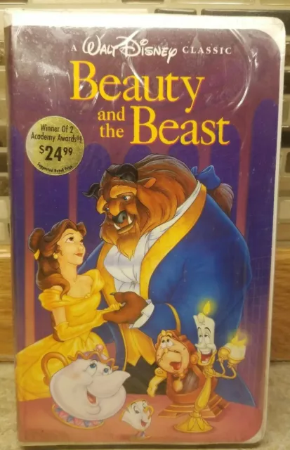 Sealed Beauty and The Beast, Walt Disney, Black Diamond The Classics, VHS