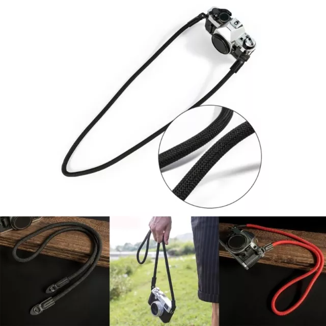 100cm Camera Strap Vintage Nylon Climbing Rope Camera Neck Shoulder Strap