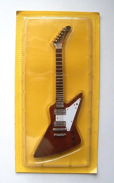 Gibson Explorer 1976 Mini Guitar Replica 1/6 Scale Rare The Edge U2