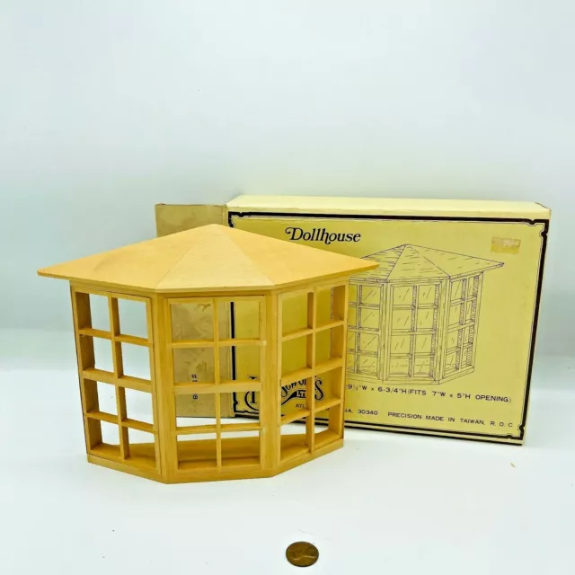 Vintage Houseworks 24-Light Bay Window Dollhouse Miniature #5008 1pc 1/12 scale