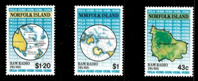 Norfolk Island 1991 - HAM Radio - Set of 3 - MNH