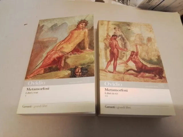 METAMORFOSI Libri I -XV Ovidio Garzanti I grandi libri! 12l23