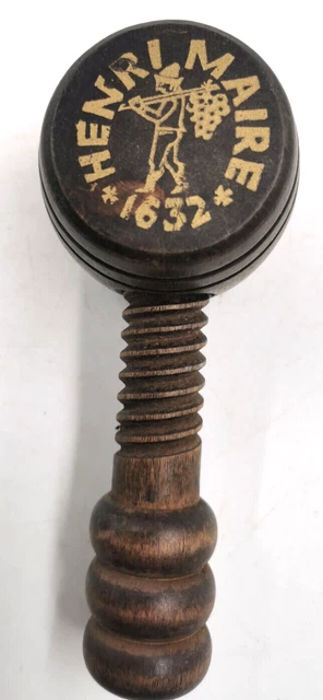 CASSE NOIX EN Bois Ancien Publicitaire Henri Maire 1632 EUR 13,00 - FR