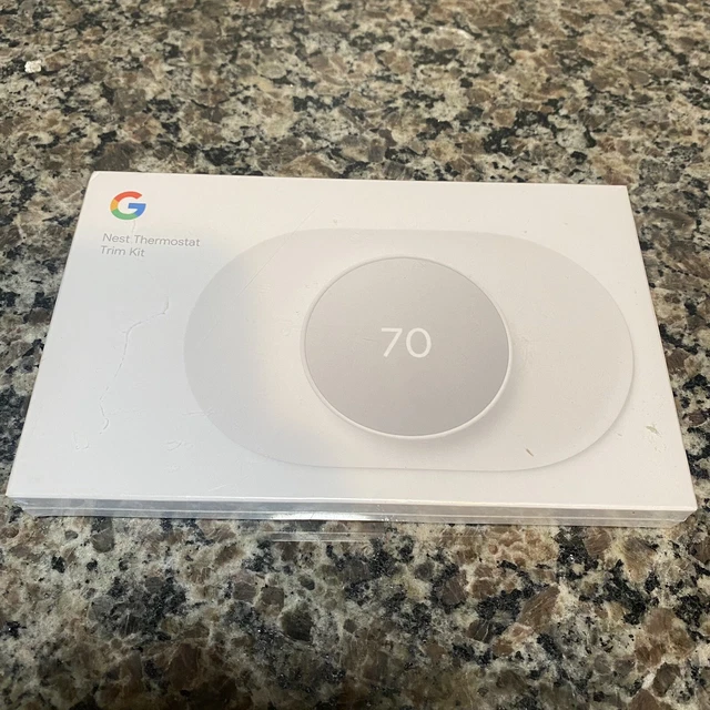 GOOGLE NEST THERMOSTAT Trim Kit Made for the Nest Thermostat Snow