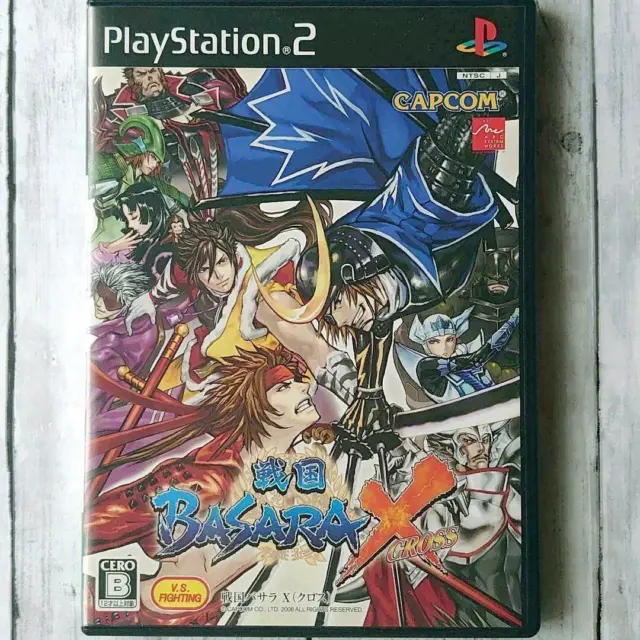 PS2 Sengoku Basara X Cross Playstation 2 Capcom Sony Fighting GAME JAPAN JP JPN