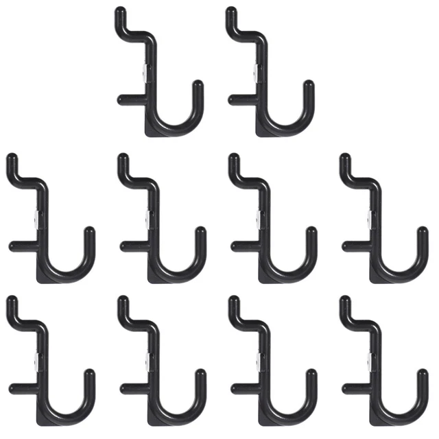 100 PCS Plastica Gancio Portaoggetti Opera Pioli Reggimensola Mensole Forate