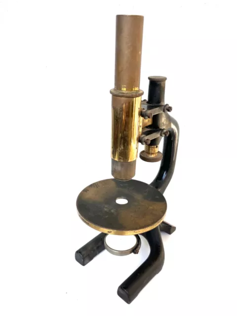 Vintage Brass Microscope C. Reichert