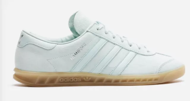 ADIDAS HAMBURG VAPOUR Green Ice Mint Men Trainers UK Size 6.5 New
