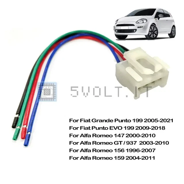 Spina Connettore Fanale Posteriore - 2 Pezzi, Per Brava, Doblo, Idea, Punto, Seicento, Ducato, Jumper, Nemo - Foto 13