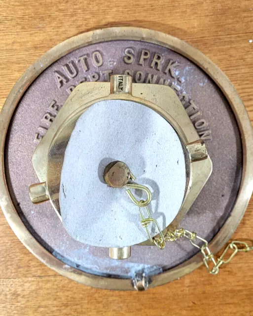 3" F NPT x NST Fire Dept Auto Connection with Wall Plate Plug & Swivel