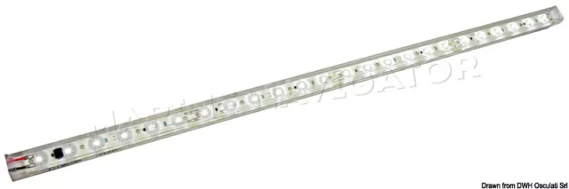 Labcraft Orizon Transparent Polycarbonate Light Bar with 48 HD LEDs 24V 4.4W