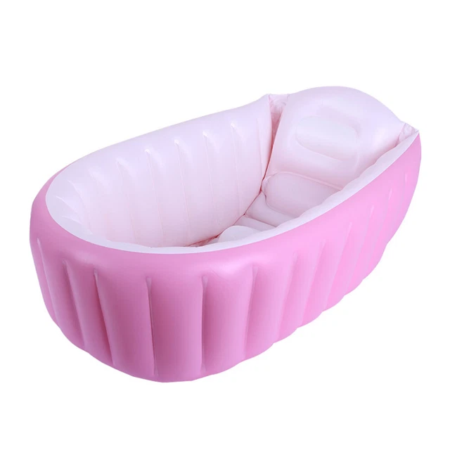 Bañera para bebé plegable suave bañera inflable segura bebé recién nacido bebé