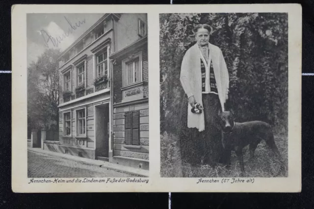 AK Bad Godesberg ca. 1920 Rhein Bonn Aennchen-Heim 87 Jahre Frau Pension Hotel