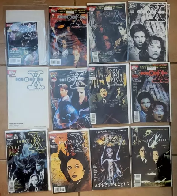 Ultimate X-Files Comic Book Collection-Annuals,Special Ashcan &Variants-70 Total