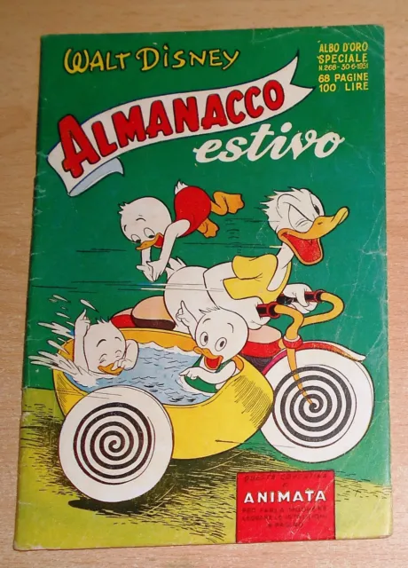 Ed.mondadori  Albo Almanacco Topolino Estivo 1951  Originale  !!!!!