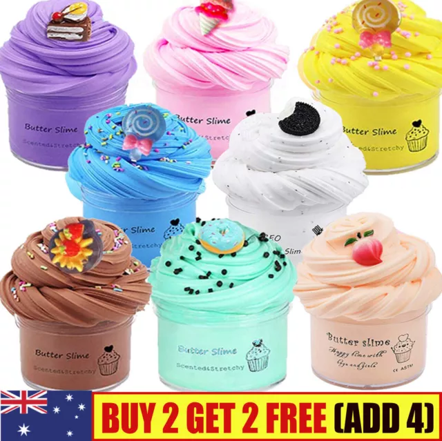 Fairy Floss Cloud Slime Reduced Pressure Soft Mud Stress Relief Kids Clay Toy AU 2