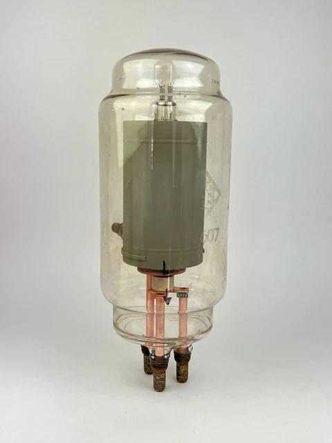 TELEFUNKEN RS607 GROSSE seltene Röhre Sendetriode Senderöhre Rarität ...