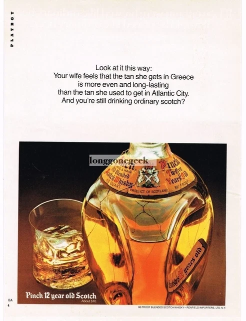 1974 Haig & Haig Pinch Scotch Whiskey Vintage Print Ad