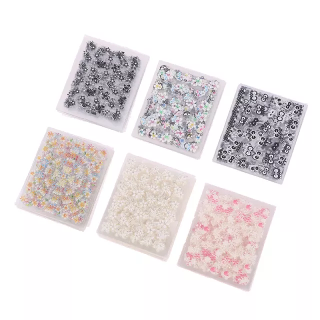 30 Sheets Floral Designs Nail Stickers Self-adhesive Nail Art Stickers Sli-7H