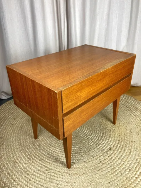 60er Vintage Teak Kommode / Nachttisch | Midcentury | Danish Design