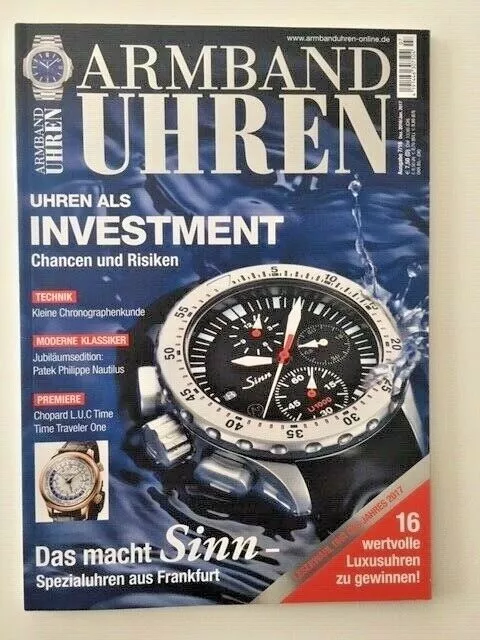 German watch magazin / Magazine allemand de montres ARMBAND UHREN 7/2019 SINN