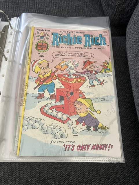 RICHIE RICH THE Poor Little Rich Boy No. 151 Comic EUR 0,60 - PicClick FR