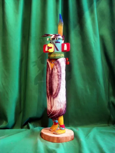 Hopi Kachina Doll - The Eagle Dancer Kachina By Jacob Cook - Huge & Beautiful!