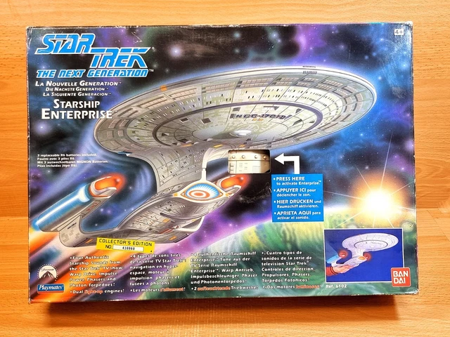 1993 Star Trek Uss Enterprise 1701-D - Playmates - Istruzioni - Nuovo/Imballo Originale -