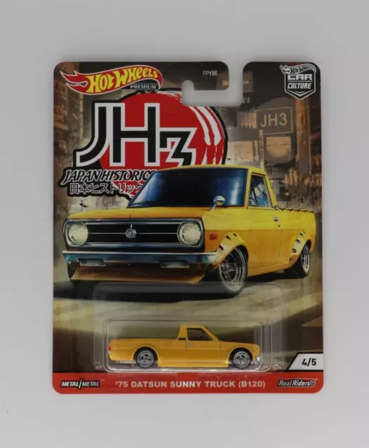 Hot Wheels Car Culture Japan Historics - '75 Datsun Sunny Truck (B120) [Yellow]
