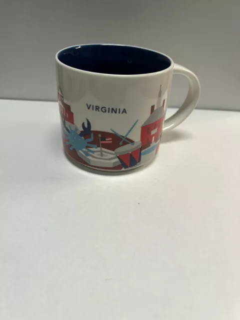 Starbucks Virginia 14 oz Mug You Are Here 2016 Collector Series Coffee Cup
