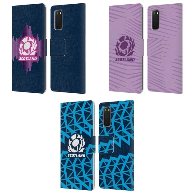 SCOTLAND RUGBY 2025/26 Crest Kit Leather Book Wallet Case For Samsung ...
