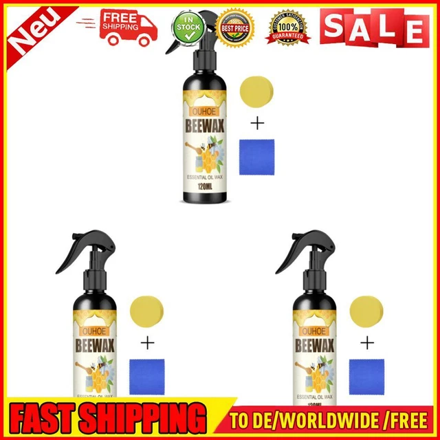 120 ml protezione mobili, lucidatura, spray cera d'api resistente all'usura per pavimenti (B)