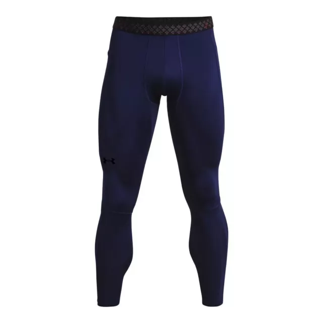 Men's Under Armour UA Rush ColdGear Activewear Leggings in Blue