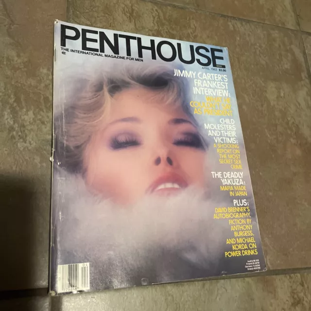 PENTHOUSE MAGAZINE DECEMBER 1992 Pet Of The Month Miss Anja Josefsen