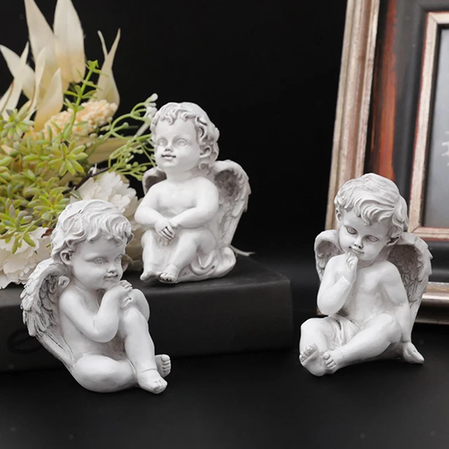 Bébé Ange Statue  Figurines Décor À La Maison Artisanat Centres de Table