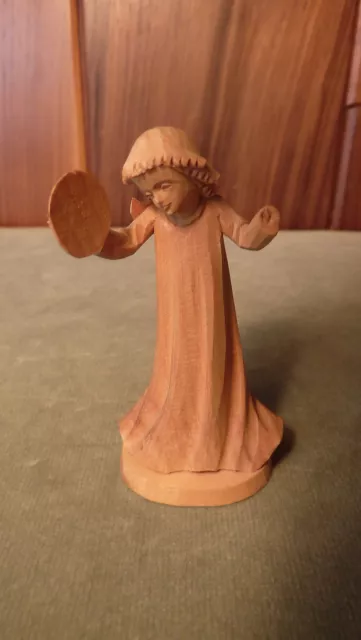 Vintage Hand-Carved Black Forest Wooden Angel Figurine - Alfred Zwink -  #1