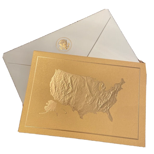 2020 PRESIDENT DONALD Trump Official White House Christmas Card 35.00