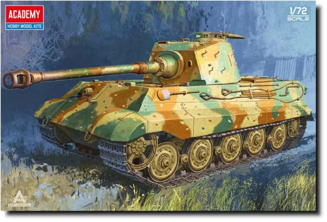 academy 1/72 German Tiger 2 heavy tank plastic model