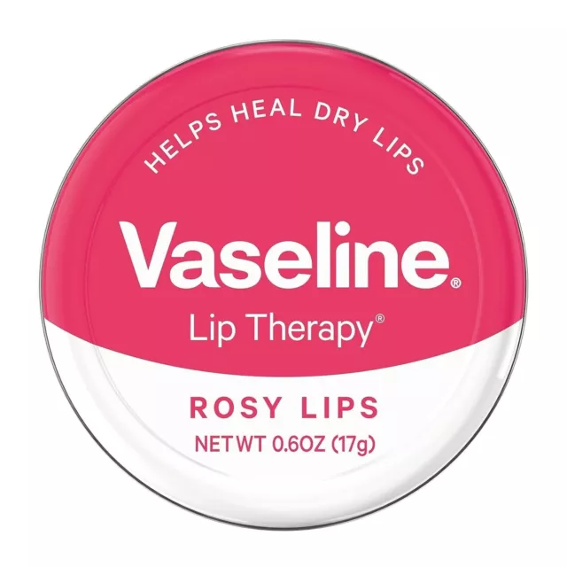 Balsamo per labbra Vaseline Lip Therapy, barattolo, labbra rosate, 17 g - rosa 2