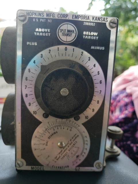 Vintage Hopkins Hoppy Model G2 Split Image Transit Deluxe