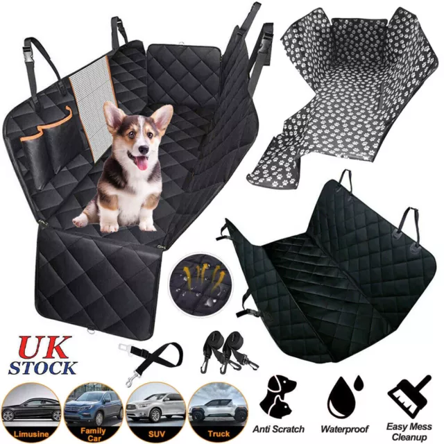 Non-slip Car Rear Back Seat Cover Waterproof Pet Dog Auto Protector Hammock Mat